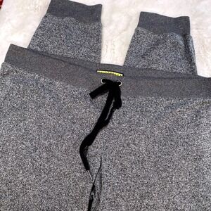 Prince & Fox Mens XXL Gray Marl Fleece Jogger Sweatpants Drawstring‎ Tapered